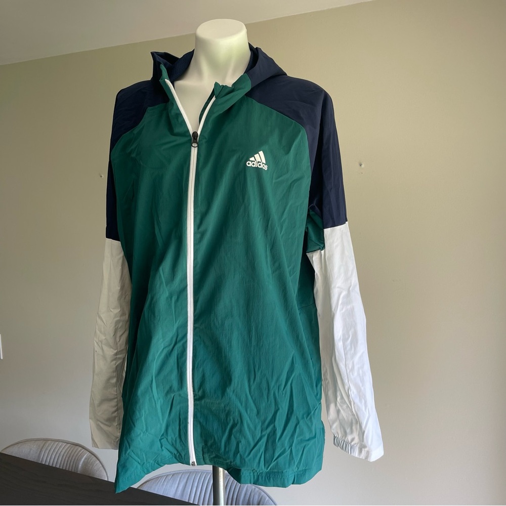 Adidas Vintage Athletic Windbreaker Jacket